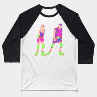 This Barbie rollerblades Baseball T-Shirt